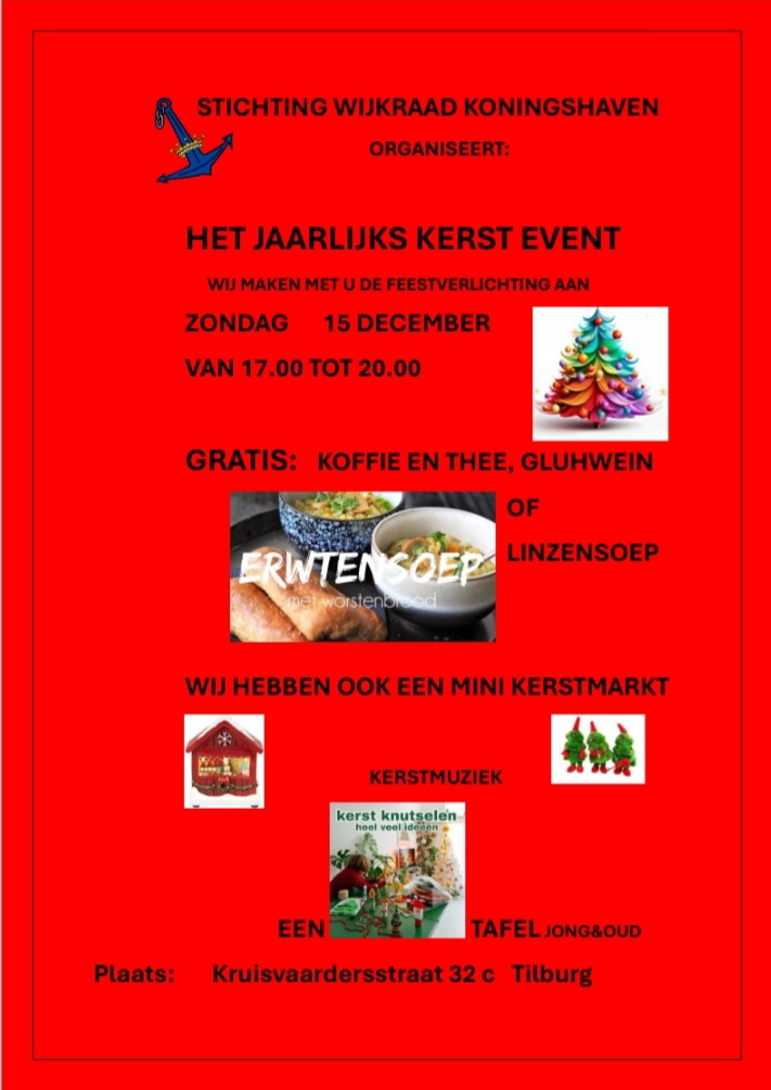 Kerst dinner flyer