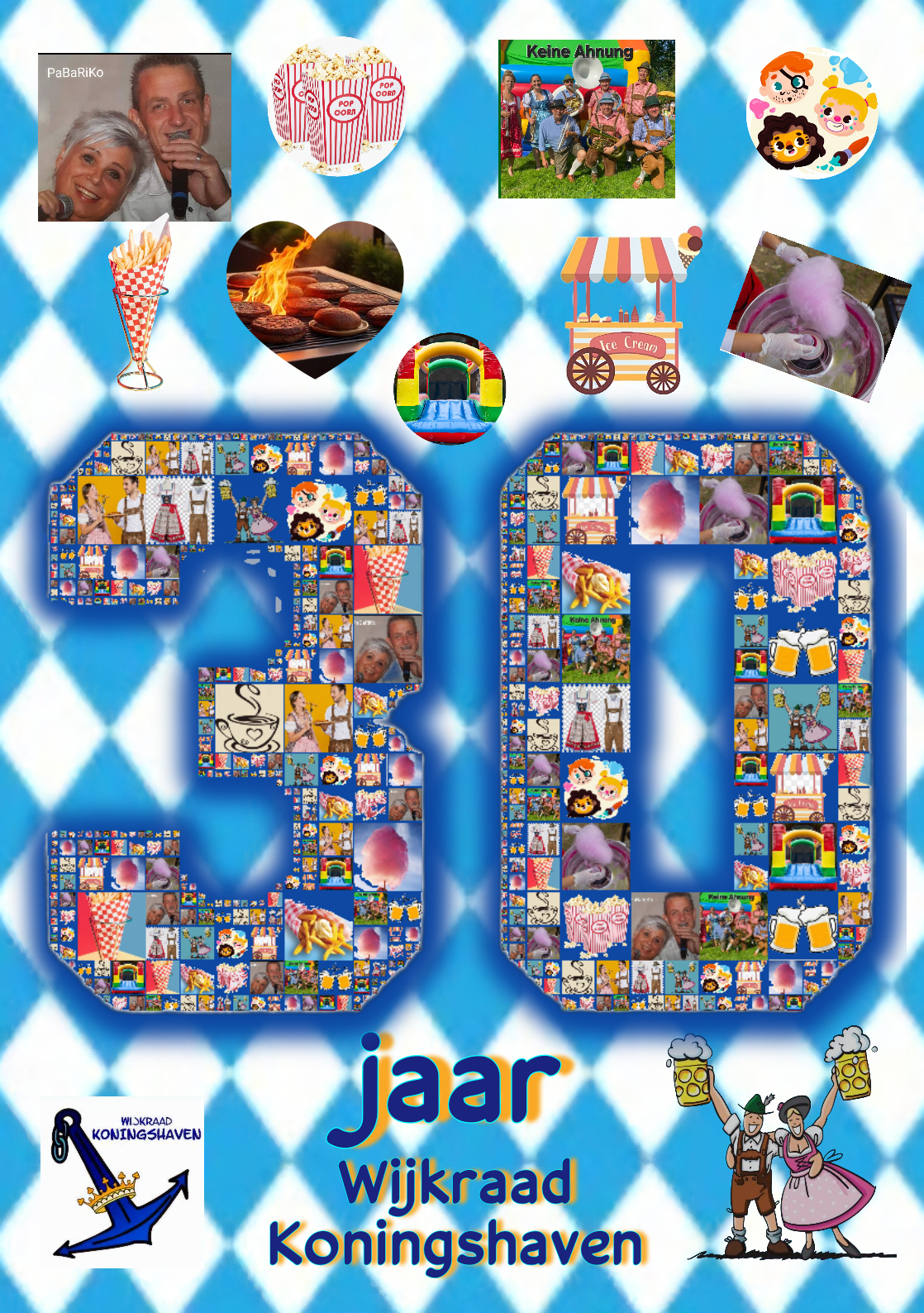 Flyer voor het 30-jarig jubileum
